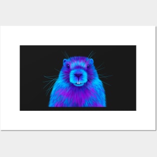 Blue Marmot Posters and Art